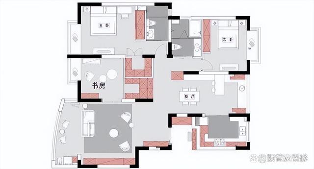 上海发现一户人家，因装美式混搭风格走红，全屋实用又有品味(图2)