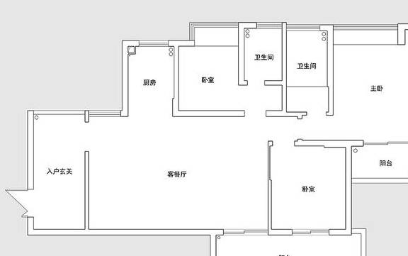 121平米田园风格，白色和黄色的碰撞出别样的特色(图1)